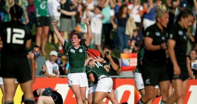 16 images from Ireland's amazing World Cup win over the Black Ferns