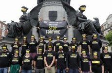 Amnesty hold Dublin protest over US arms transfer to Israel