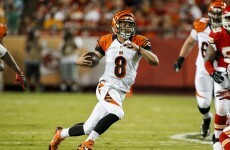 Bengals QB vomits TWICE before nailing touchdown pass