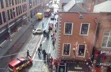 Luas red line disrupted by tangled wires