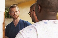 US doctor with Ebola releases statement from isolation ward and says he is getting better