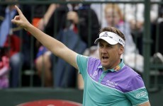 Ian Poulter has hit the worst shot of this year's PGA Championship