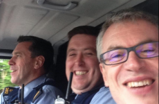 Snapshot: Happy Gardaí nab Joe Brolly