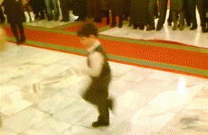 Stop everything and watch this kid absolutely tear up the dancefloor