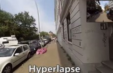 This project transforms shaky first-person videos into smooth timelapses