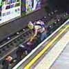 Baby avoids death by seconds after pram gets blown on to London underground
