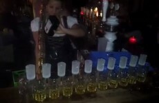 Bartender pours 10 Jägerbombs in the best way you've ever seen