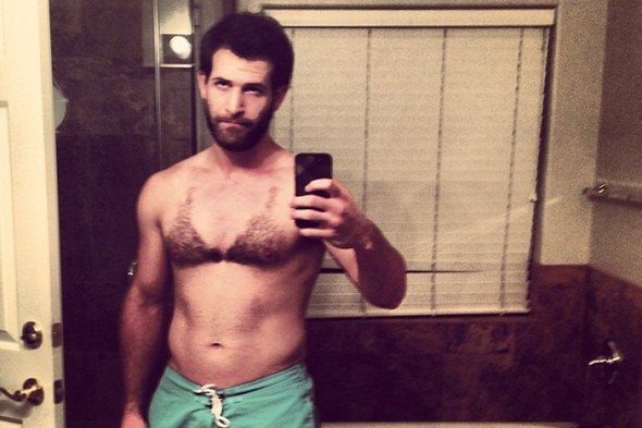 Men are shaving their chest hair into bikini tops, and it's awful