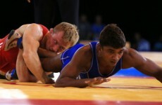 This wrestler is half Chuck Norris and half René Higuita
