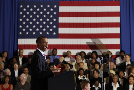 Barack Obama addressed New Orleans at an event in the city's Xavier University.