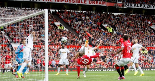 VIDEO: Swansea beat United at Old Trafford despite Rooney bicycle kick