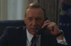 Watch Kevin Spacey (as Frank Underwood) prank call Hillary Clinton