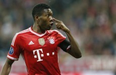 David Alaba scored an absolute howitzer for Bayern Munich earlier