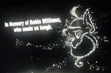 Disney added this sweet Robin Williams tribute to the end of Aladdin