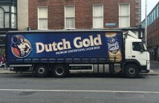 This Dutch Gold lorry in Dublin has misspelled its own slogan