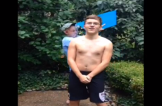 Kid tries ice bucket challenge, but it goes hilariously wrong