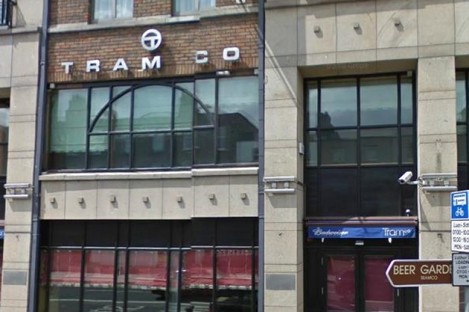 Tramco nightclub, Rathmines, where the incident is alleged to have taken place. 