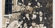 Can you help identify these pioneering 1920s Irish science students?