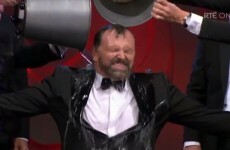 Daithi O'Se did the ice bucket challenge on the Rose of Tralee last night