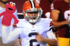Johnny Football gave Washington's bench the finger last night and the internet went wild