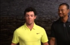Rory McIlroy just nominated George W. Bush after doing the ice bucket challenge with Tiger Woods