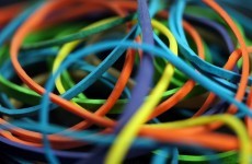 A rubber band can be used to monitor health issues