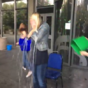 Sharon Ní Bheoláin films ice bucket challenge for Nine O'Clock News
