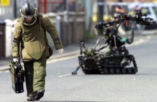Van driver told bomb is a hoax after masked men told him to drive it to a police station