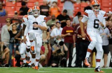 Hoyer named as Browns starting QB at expense of Manziel