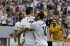 Robbie Keane grabbed a goal in LA Galaxy's dramatic 4-3 win last night