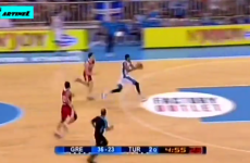 Freakishly long NBA player covers 72 feet in two dribbles