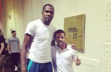 Here's another reminder of just how outrageously tall NBA players are