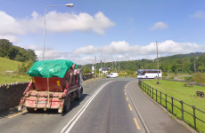 The main N2 road is closed at Slane bridge after a car and bus crash