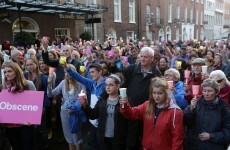 300 attend anti-abortion rally outside Leinster House