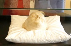 Grand nieces of Michael Collins present his death mask to museum