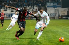 This Marseille player should never, ever, ever be allowed take a corner again