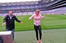 Rachel Wyse did the ice bucket challenge, and Marty Morrissey helped her