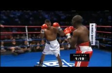 Boxer appears to feign injury to get out of fight
