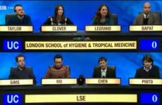 Contestants on last night's University Challenge completely flunked the pop music round