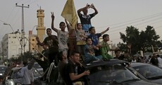 "I don't want to live through a fourth war." - Gaza erupts in peace celebrations