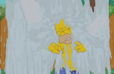 Homer Simpson has done the ice bucket challenge