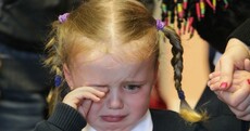Tears and colouring in: New students start "big school"