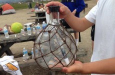 Family honour their beloved grandad with a beautiful message in a bottle