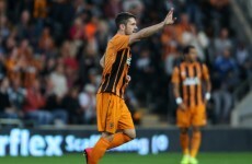 Two goals from Robbie Brady couldn't keep Hull in the Europa League tonight