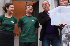Phil from Location, Location, Location helps with Dublin Ice Bucket Challenge