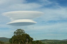 Is this a UFO in the skies over Wicklow?