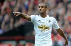Video: Wayne Routledge scored a cracking karate kick volley for Swansea