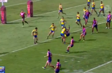 Israel Folau's 19-year-old brother makes a big hit in rugby league
