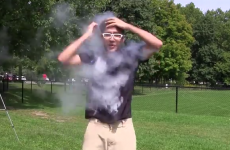Someone did the Ice Bucket Challenge with liquid nitrogen, which is really quite dangerous