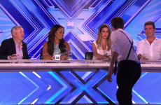 This Kerry lad put the moves on Cheryl Cole big style, on X Factor